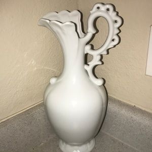 Vintage 12”porcelain pitcher